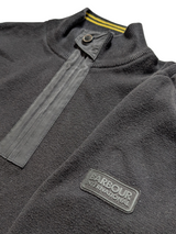 Barbour Sweater S Black International Half Zip Cotton James Bond