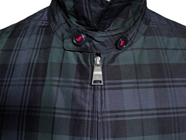 Peuterey Harrington Jacket XXL Navy/Green Plaid Cotton/Poliamide
