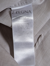 Zegna Shirt XXL Light Beige Cotton/Linen