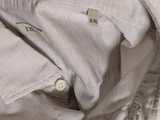 Zegna Shirt XXL Light Beige Cotton/Linen