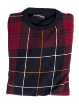 Barbour Sweater S Navy/Red Plaid Wool