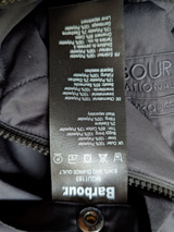 Barbour McQueen Jacket M Dark Navy Polyester Special Edition