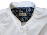 Drake's x Fred Perry Shirt M White Cotton Oxford