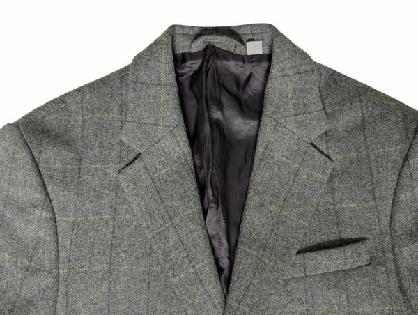 Jack Wills Fox Bros. Sport Coat XS/36 Greenish Plaid Wool