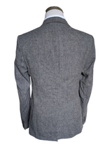 Jack Wills Abraham Moon Blazer S/38 Grey Weave Wool