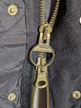 Barbour Jacket S Black Padded Polarquilt Poliamide