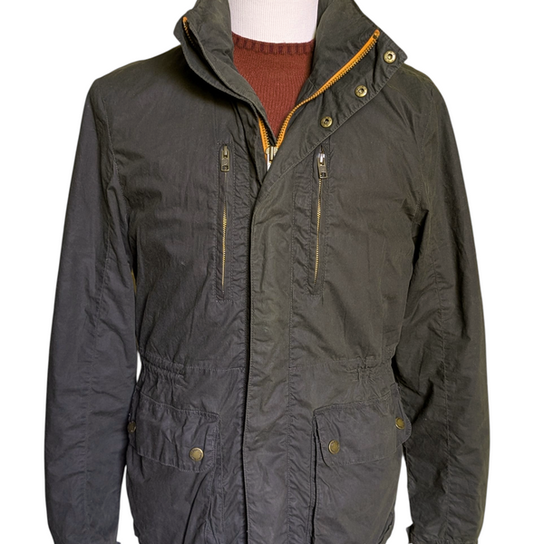 British Millerain Boden Jacket M Jungle Green Waxed Cotton British Millerain Boden Jacket M Jungle Green Waxed Cotton