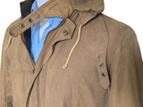 Jack Wills x British Millerain Coat XS/S Golden Tan Cotton