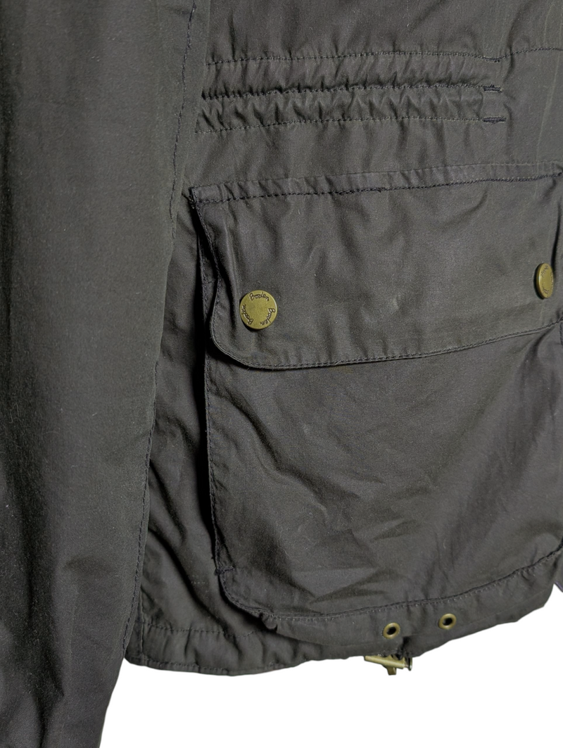 British Millerain Boden Jacket M Jungle Green Waxed Cotton