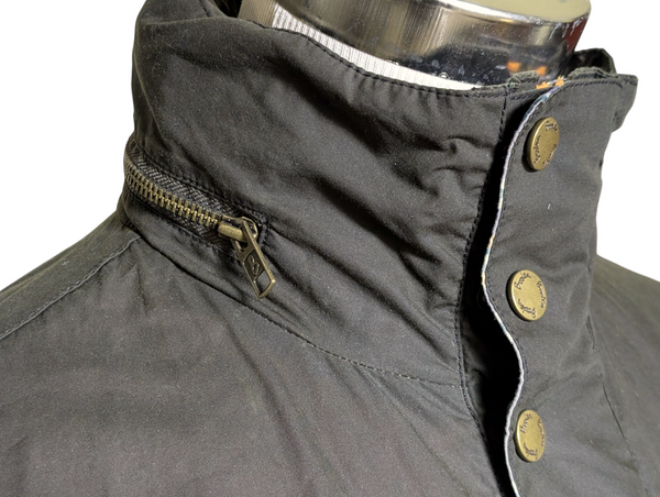 British Millerain Boden Jacket M Jungle Green Waxed Cotton