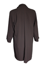 Vintage Dunn & Co. Raglan Coat M/40R Dark Brown Check 5-button Pure Wool