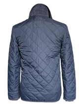 Jack Wills x Cordings Coat XS/S Navy Blue Quilted Nylon