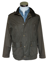 Jack Wills x British Millerain Coat M Olive Green Cotton