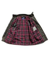 Jack Wills x British Millerain Coat M Olive Green Cotton