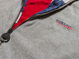 Barbour Cardigan/Jacket M Grey International Zip Cotton