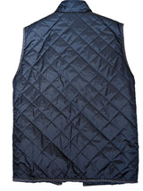 Jack Wills x Cordings Gilet/Vest S Navy Blue Quilted Nylon