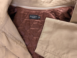 Paul Smith Padded Field Jacket M Tan Cotton Zip-out Lining