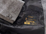 Vintage Marks & Spencer British Sport Coat 36R Grey Check 2-button Wool Tweed