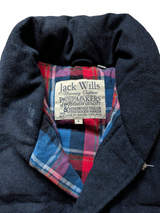Jack Wills Down Vest/Gilet S Blue Wool Blend