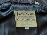 Jack Wills x Cordings Gilet/Vest M Navy Blue Quilted Nylon