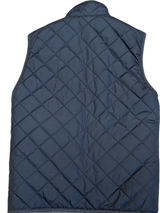 Jack Wills x Cordings Gilet/Vest M Navy Blue Quilted Nylon