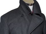 Gloverall Pea Coat S Black Wool Blend