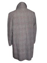 Vintage Hodges England Half Raglan Coat 40R/42R Prince of Wales Plaid Wool