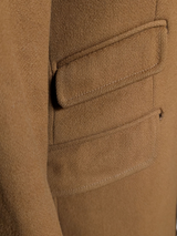 Oliver Sweeney Coat S/38R Golden Tan Mallalieus Wool