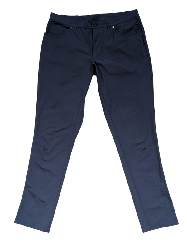 Hackett Tech Commuter Trousers 32 Soft Navy Blue Polyester