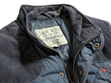 Jack Wills x Cordings Gilet/Vest M Navy Blue Quilted Nylon