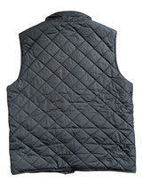 Jack Wills x Cordings Gilet/Vest L Navy Blue Quilted Nylon w/Pin