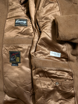 Vintage Odermark Raglan Coat L/42R Dark Camel Heavy Alpca/Wool