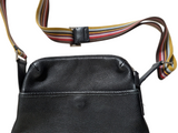 Paul Smith Cross Body Bag Black Pebbled Leather
