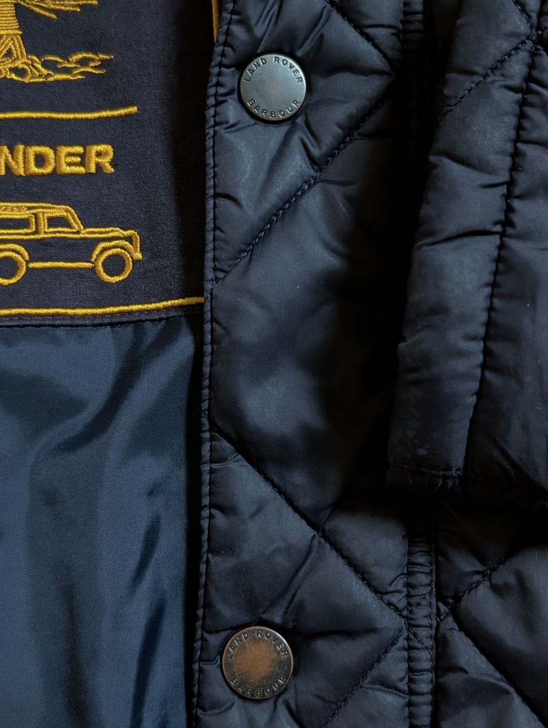 Barbour x Land Rover Ltd Ed. Holmby Jacket L Navy Polyamide