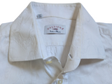 Delsiena Shirt 15.75/M White Jacquard Cotton