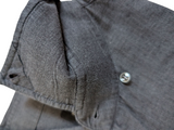 Hugo Boss Shirt 16/41 Charcoal Herringbone Cotton/Cashmere