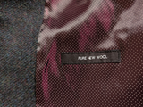 Heritage Italiano Waistcoat/Vest M/40R Slim Blue Melange Wool Tweed