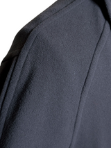 British Belted Balmacaan Raglan Coat 42/44R Olive-Grey Wool/Cashmere