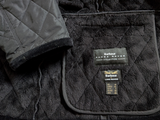 Barbour x Land Rover Range Ladies International Belted Jacket M/6 US Black Terrain Quilt Polyester