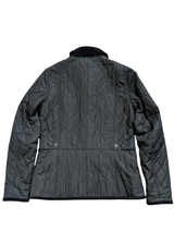 Barbour x Land Rover Range Ladies International Belted Jacket M/6 US Black Terrain Quilt Polyester