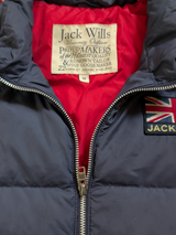 Jack Wills Down Vest/Gilet M Blue Union Jack