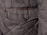 Barbour x Land Rover Ltd Ed. Jacket L Charcoal Brown Filey Quilt Flannel