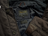 Barbour x Land Rover Ltd Ed. Jacket L Charcoal Brown Filey Quilt Flannel
