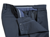 Oscar Jacobson Suit 40/41R Navy Blue Superfine Wool blend