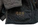 Barbour Coat M/L Soft Black Microfibre Padded Polar Quilt Polyester