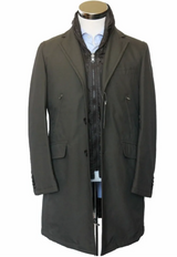 Manuel Ritz Coat 38R Olive Green Waterproof Padded Polyamide