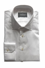 The Wardrobe Dress Shirt White Spread Collar Thomas Mason cotton
