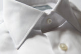 The Wardrobe Dress Shirt White Spread Collar Thomas Mason cotton