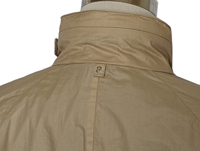 Allegri Rain Trench Coat L/42 Beige Cotton Blend - Limonta