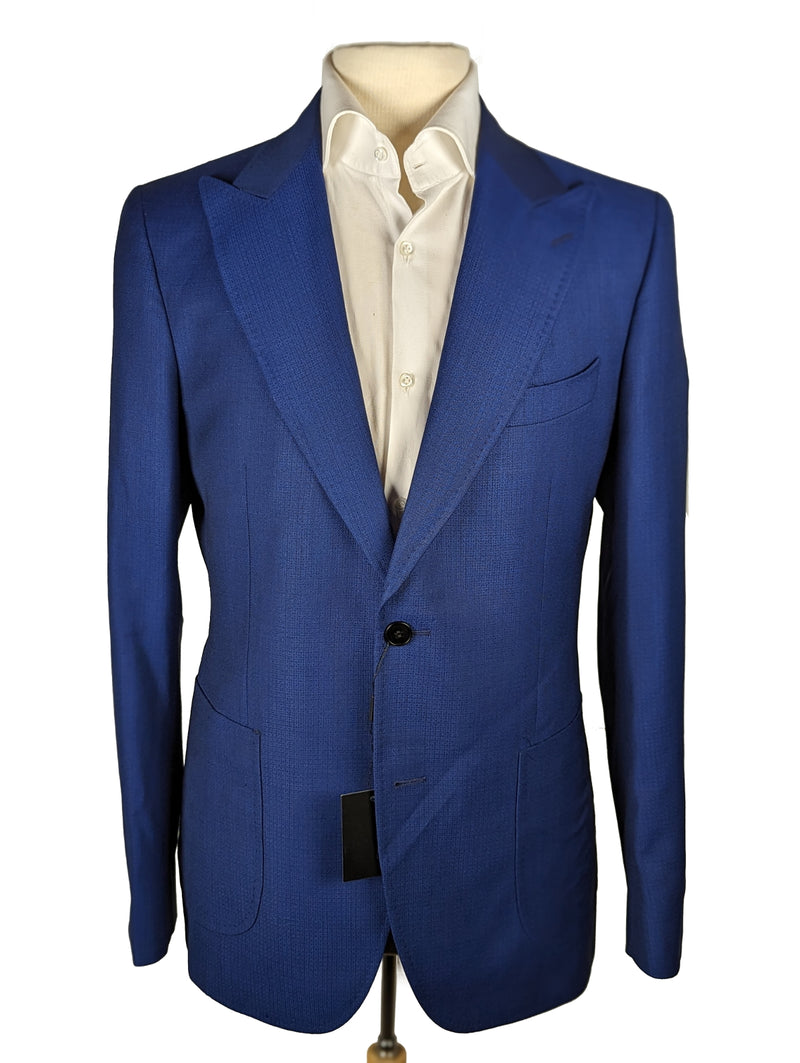Benjamin Sample 3-in-1 Suit Bright Blue 2-button Peak Wool